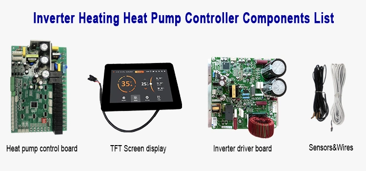 China Manufacturer Customized Commercial Air to Water DC Inverter Heaing Heat Pump Controller Control Board PCBA