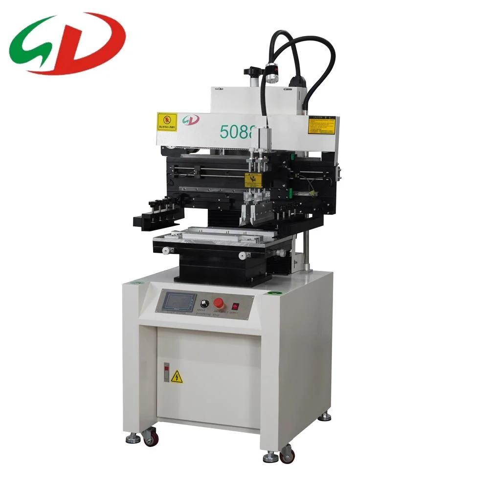Solder Paste Printer Shenzhen Factory Wholesale Semi-Auto PCB Semi Automatic Screen Printing Machine