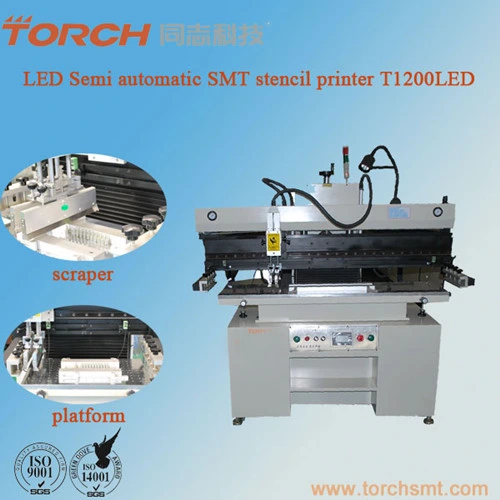 LED Assembly Solder Paste 1.2m 1.5m Screen Printer Stencil Printing Machine