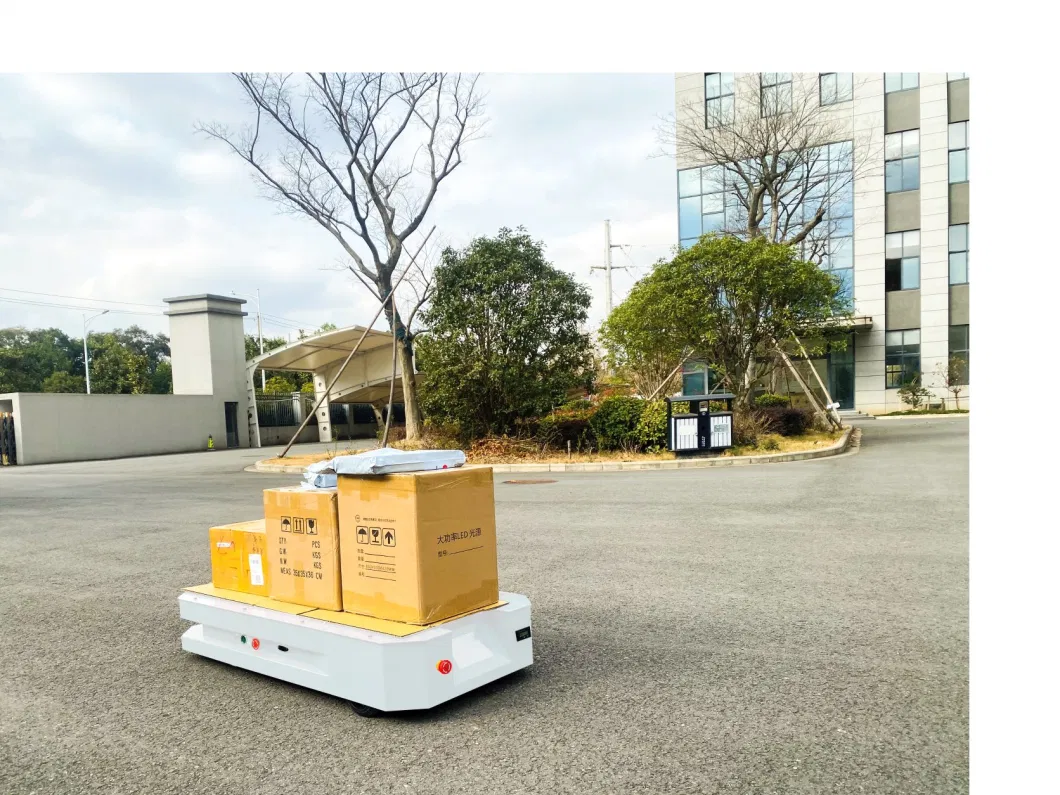 Slam Trackless Agv Delivery Robot Transport Car