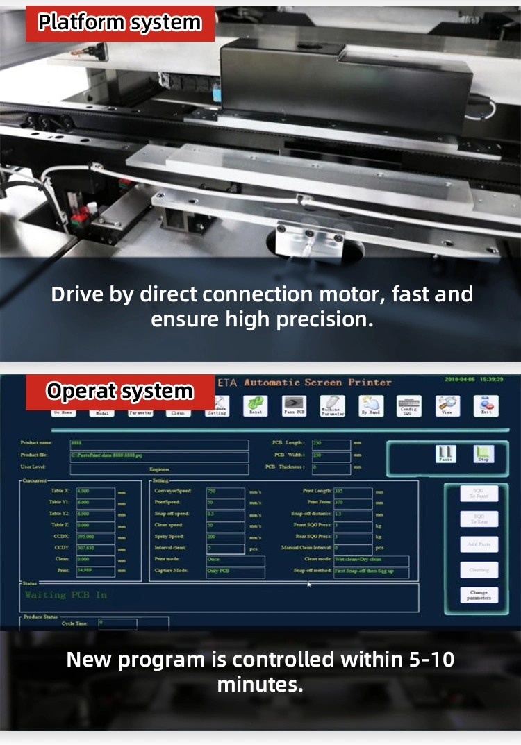 Ict Sales New Semi Auto SMT Screen Printing Machine Solder Paste Printer