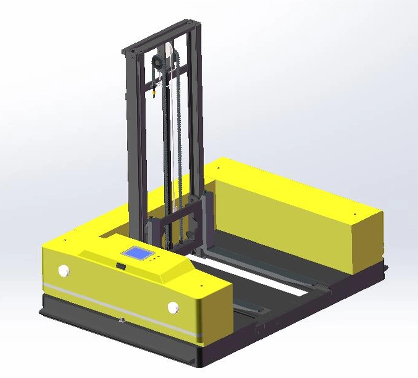 Side Move Laser Guide Heavy Duty Forklift Agv for Narrow Aisle